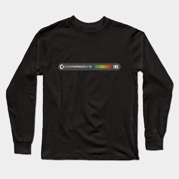 Commodore 16 - Version 2 Long Sleeve T-Shirt by RetroFitted